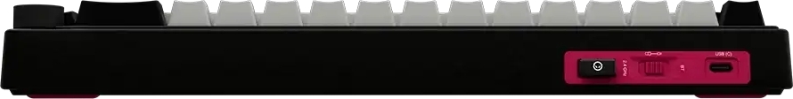 Игровая клавиатура Lorgar KBP70MW Wireless Mechanical Pro Black-Red (LRG-KBP70MW-BK-US) фото
