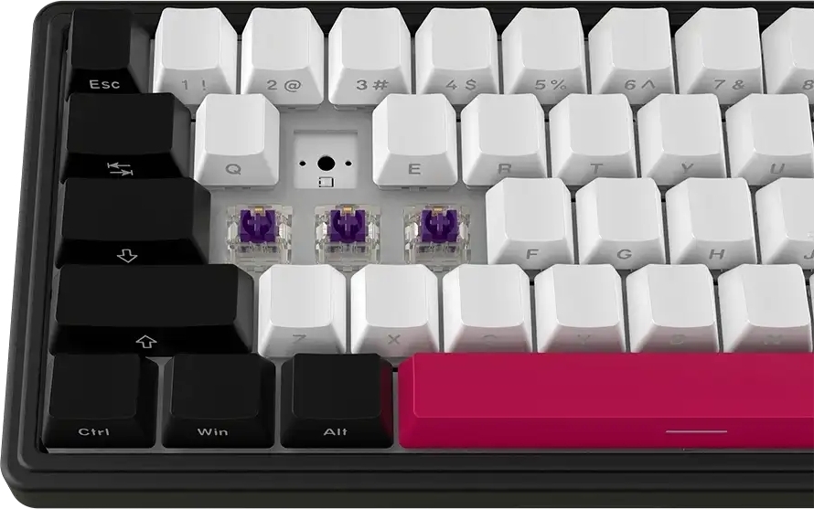 Игровая клавиатура Lorgar KBP70MW Wireless Mechanical Pro Black-Red (LRG-KBP70MW-BK-US) фото