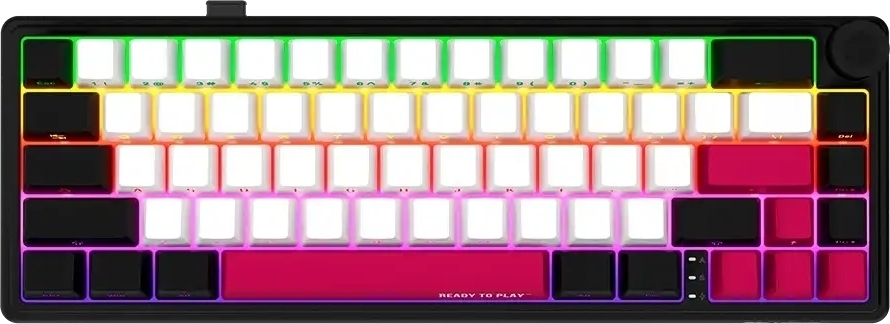 Игровая клавиатура Lorgar KBP70MW Wireless Mechanical Pro Black-Red (LRG-KBP70MW-BK-US) фото