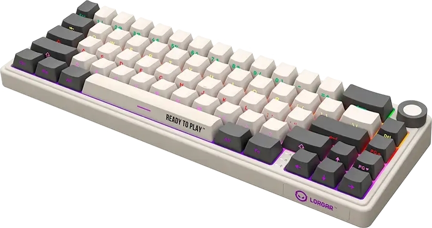 Игровая клавиатура Lorgar KBP70MW Wireless Mechanical Pro Beige (LRG-KBP70MW-RT-US) фото4