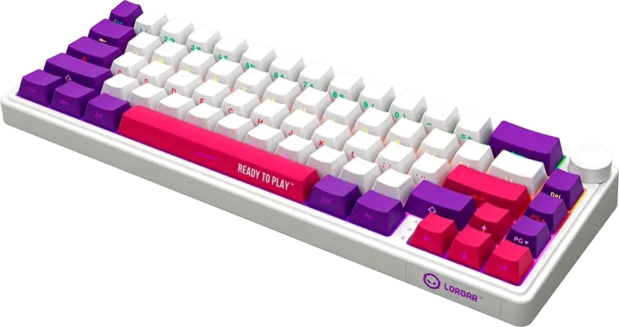 Игровая клавиатура Lorgar KBP70MW Wireless Mechanical Pro White (LRG-KBP70MW-WH-US) фото3