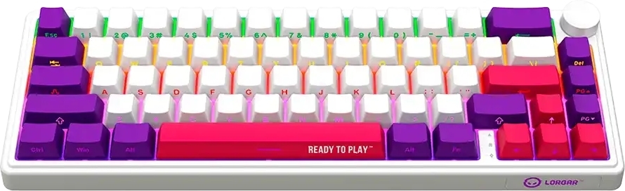 Игровая клавиатура Lorgar KBP70MW Wireless Mechanical Pro White (LRG-KBP70MW-WH-US) фото6