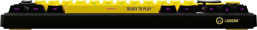 Игровая клавиатура Lorgar KBP70MW Wireless Mechanical Pro Black-Yellow (LRG-KBP70MW-YL-US) фото6