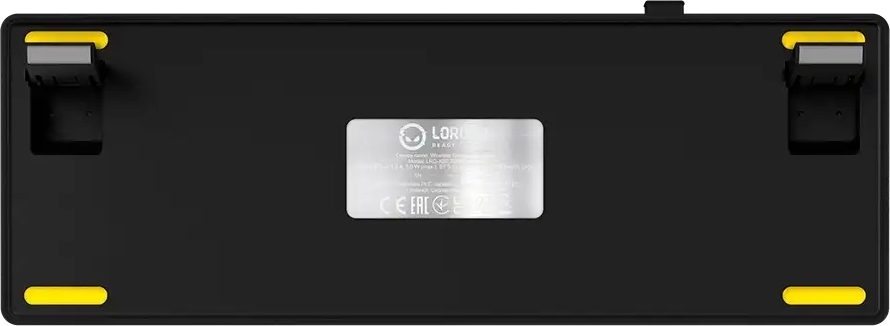 Игровая клавиатура Lorgar KBP70MW Wireless Mechanical Pro Black-Yellow (LRG-KBP70MW-YL-US) фото2