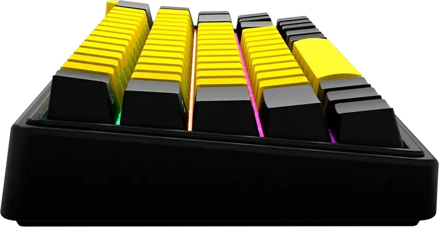 Игровая клавиатура Lorgar KBP70MW Wireless Mechanical Pro Black-Yellow (LRG-KBP70MW-YL-US) фото5