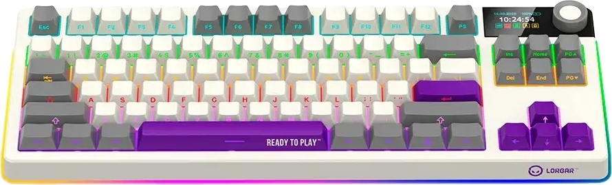 Игровая клавиатура Lorgar KBP70TKLW Wireless TKL Mechanical Pro Beige (LRG-KBP70TKLW-RT-US) фото2