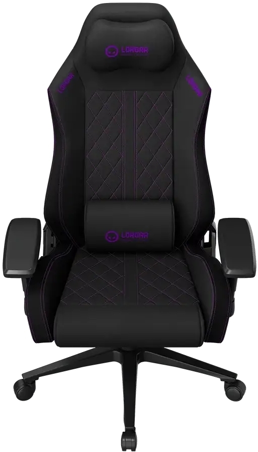 Кресло игровое Lorgar CHA41 Black/purple (LRG-CHA41-BK-PR) фото2