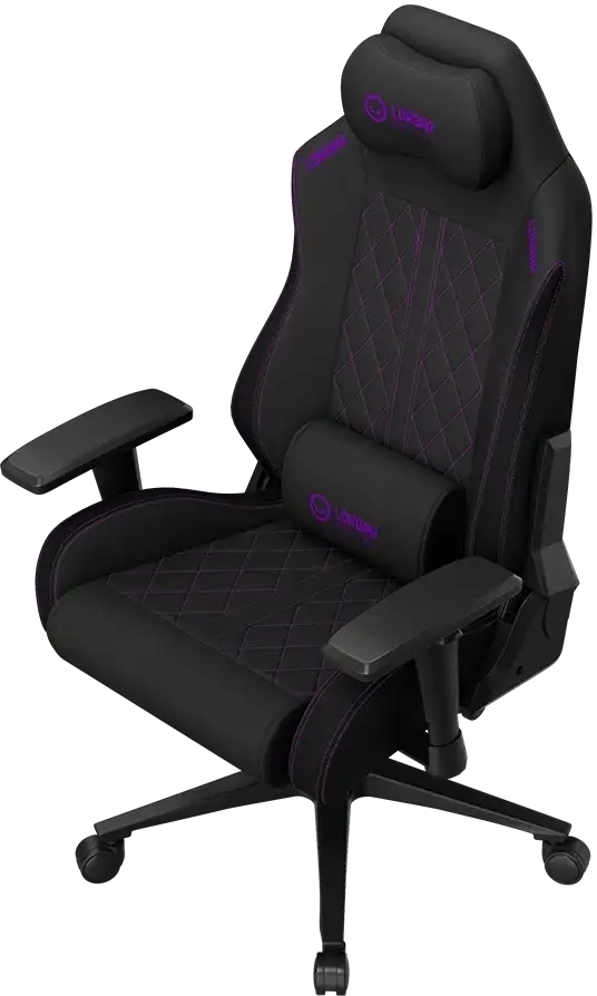 Кресло игровое Lorgar CHA41 Black/purple (LRG-CHA41-BK-PR) фото3