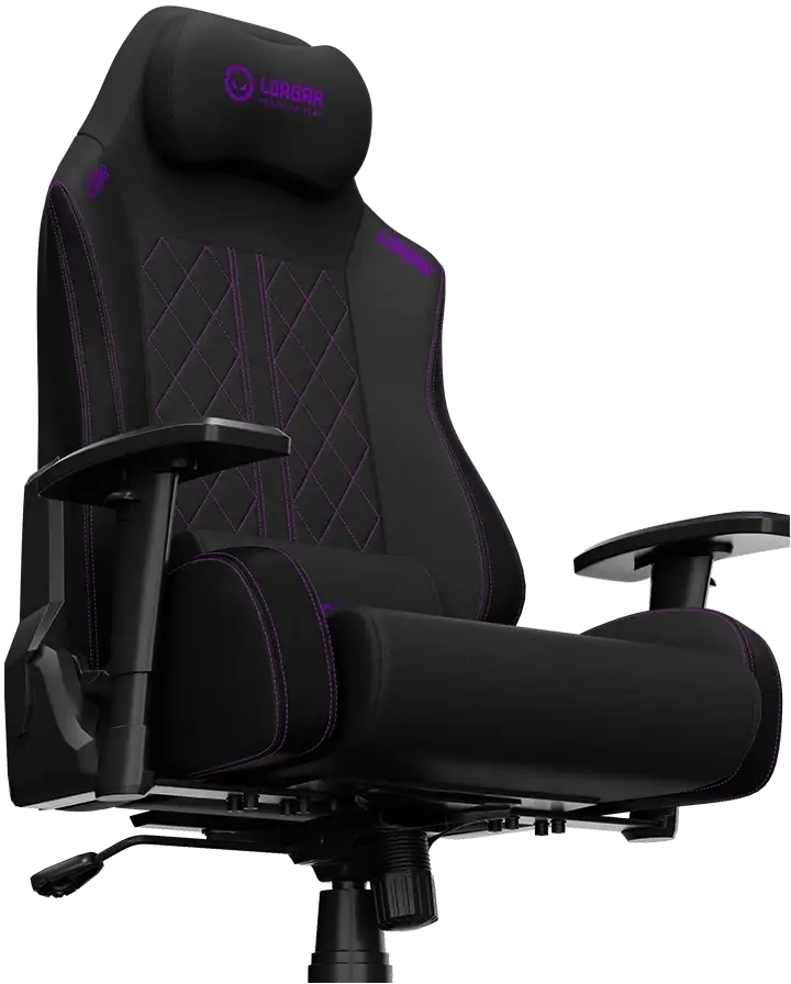 Кресло игровое Lorgar CHA41 Black/purple (LRG-CHA41-BK-PR) фото16