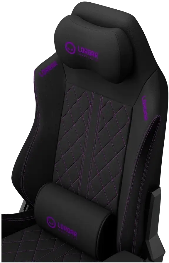 Кресло игровое Lorgar CHA41 Black/purple (LRG-CHA41-BK-PR) фото18
