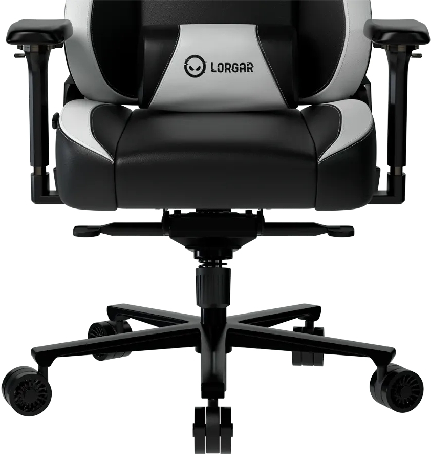Кресло игровое Lorgar Base 311 Black White (LRG-CHR311BW) фото6
