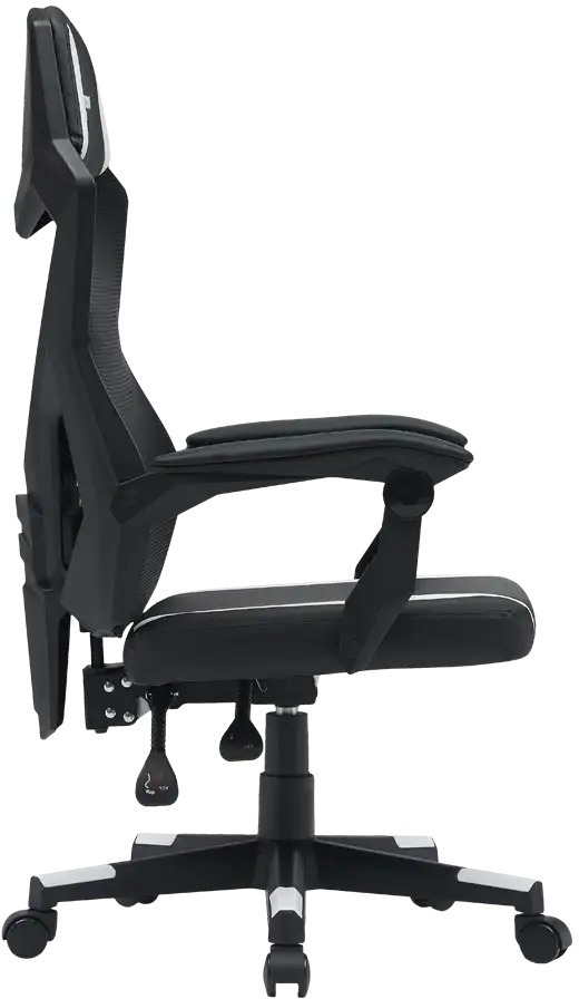 Кресло игровое Canyon Flow MCH01 Mesh Black White (CNE-MCH01W) фото3