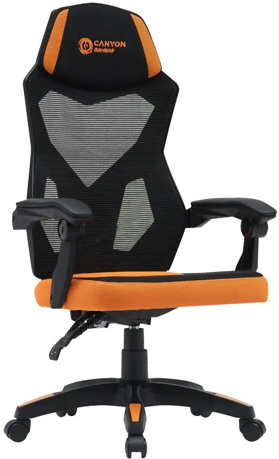 Кресло игровое Canyon Wave MCH02 Mesh Black Orange (CNE-MCH02) фото3