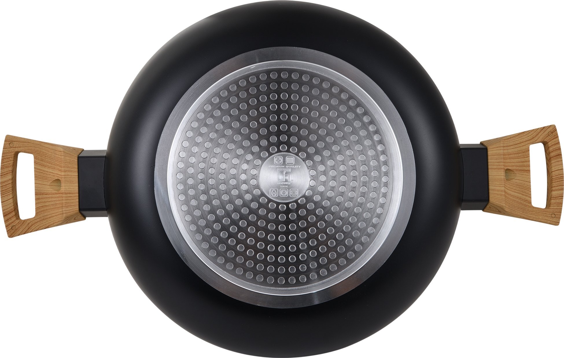 Сотейник з кришкою Bergner Earth black, 28 см (BG-32038-BK) фото5