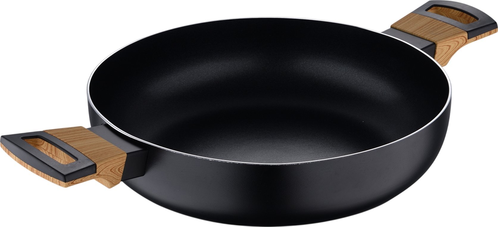 Сотейник з кришкою Bergner Earth black, 28 см (BG-32038-BK) фото3