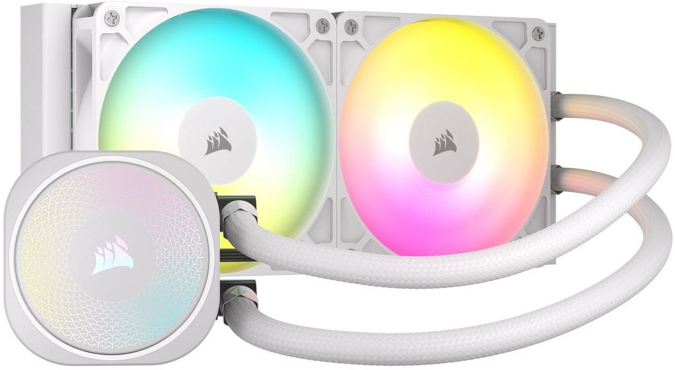 Система жидкостного оxлаждения Corsair NAUTILUS 240 RS ARGB White (CW-9060094-WW) фото