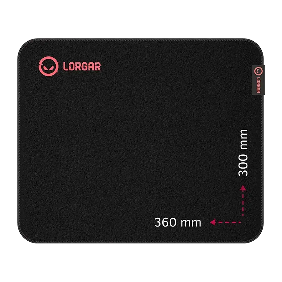 Игровая поверхность Lorgar Main 323 Black/Red (LRG-GMP323) фото2