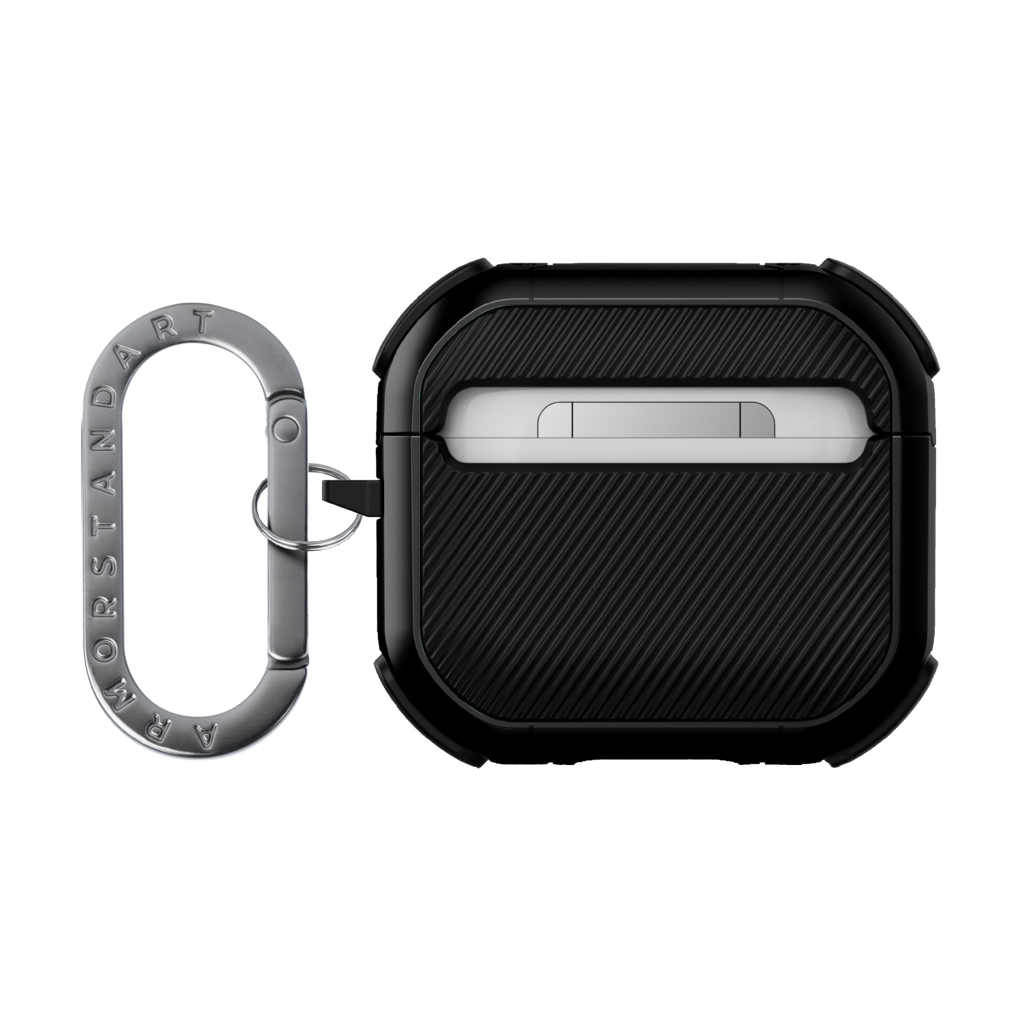 Чохол ArmorStandart Panzer для Apple Airpods 4 Black (ARM82552) фото2