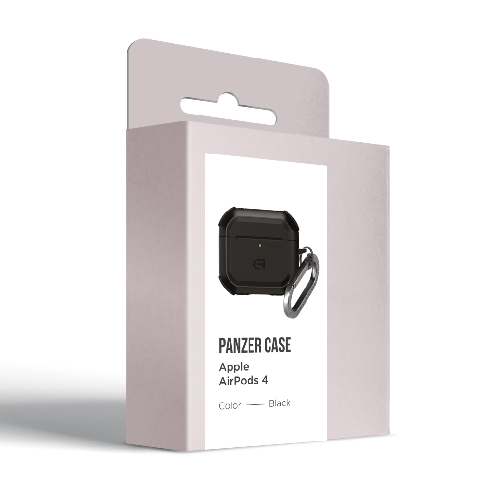 Чохол ArmorStandart Panzer для Apple Airpods 4 Black (ARM82552) фото3