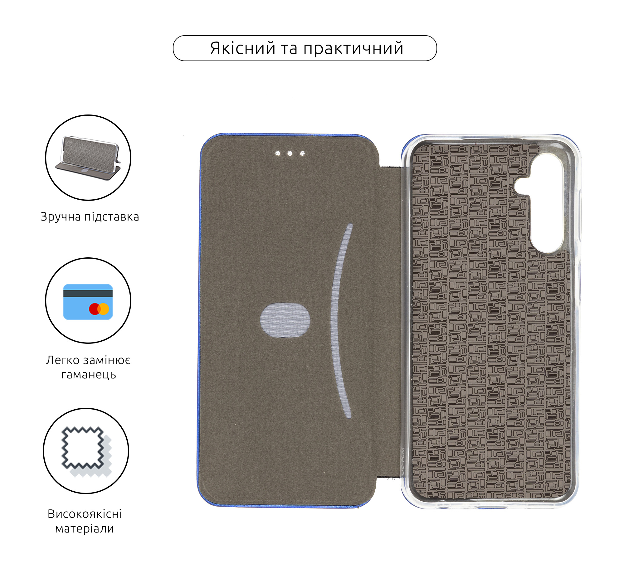 Чехол-книжка ArmorStandart G-Case для Samsung M34 5G (M346) Blue (ARM69675) фото3