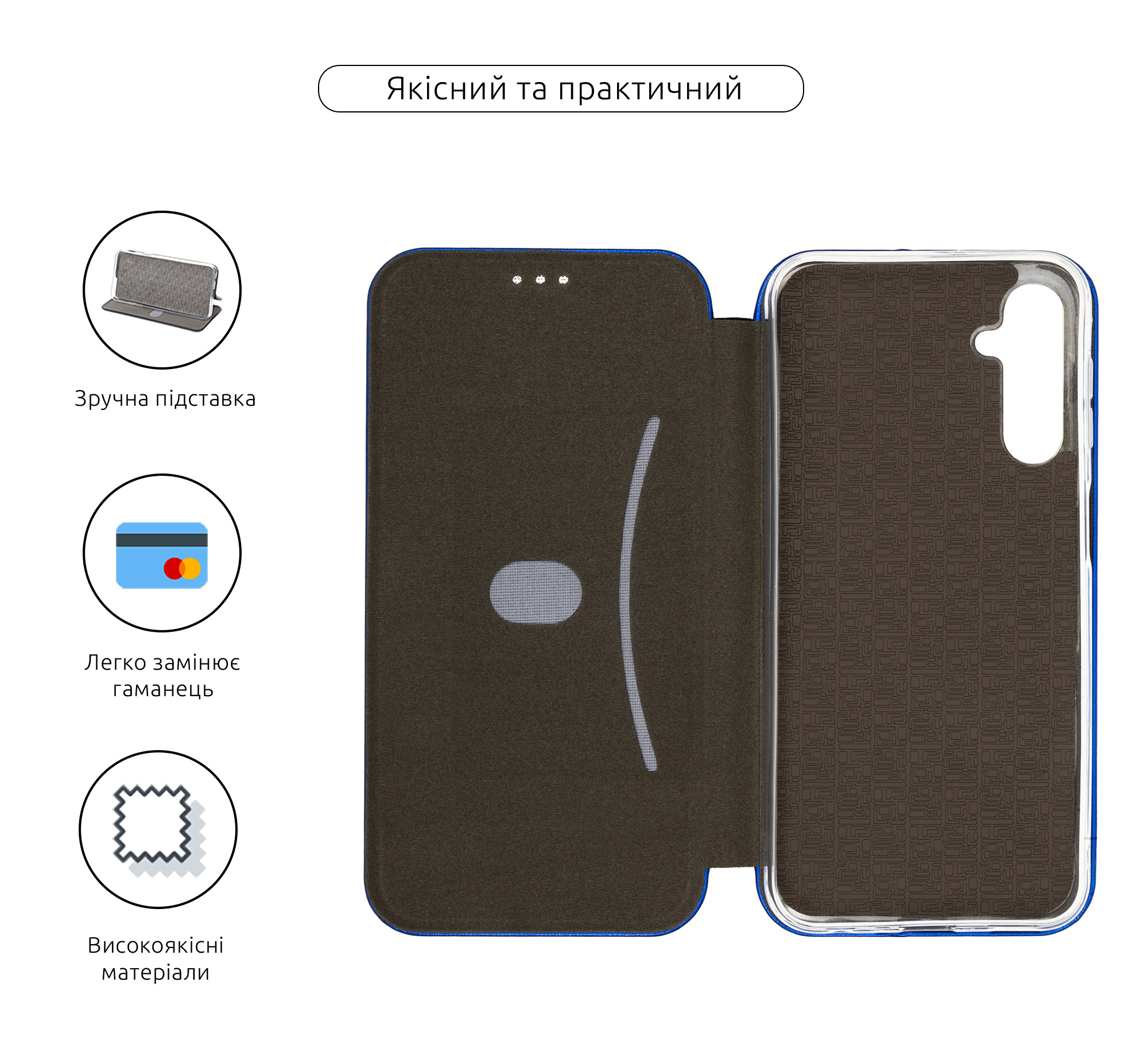 Чехол-книжка ArmorStandart G-Case для Samsung A24 4G (A245) Blue (ARM67999) фото3
