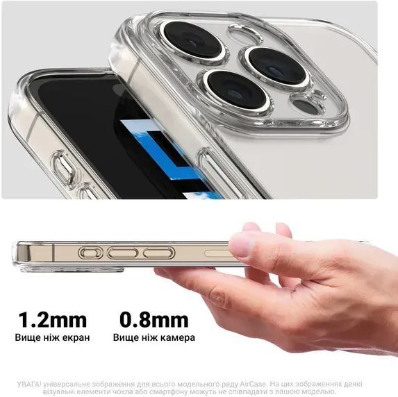 Чехол ArmorStandart Air для Samsung S26 FE 5G Camera cover Clear (ARM91715) фото5