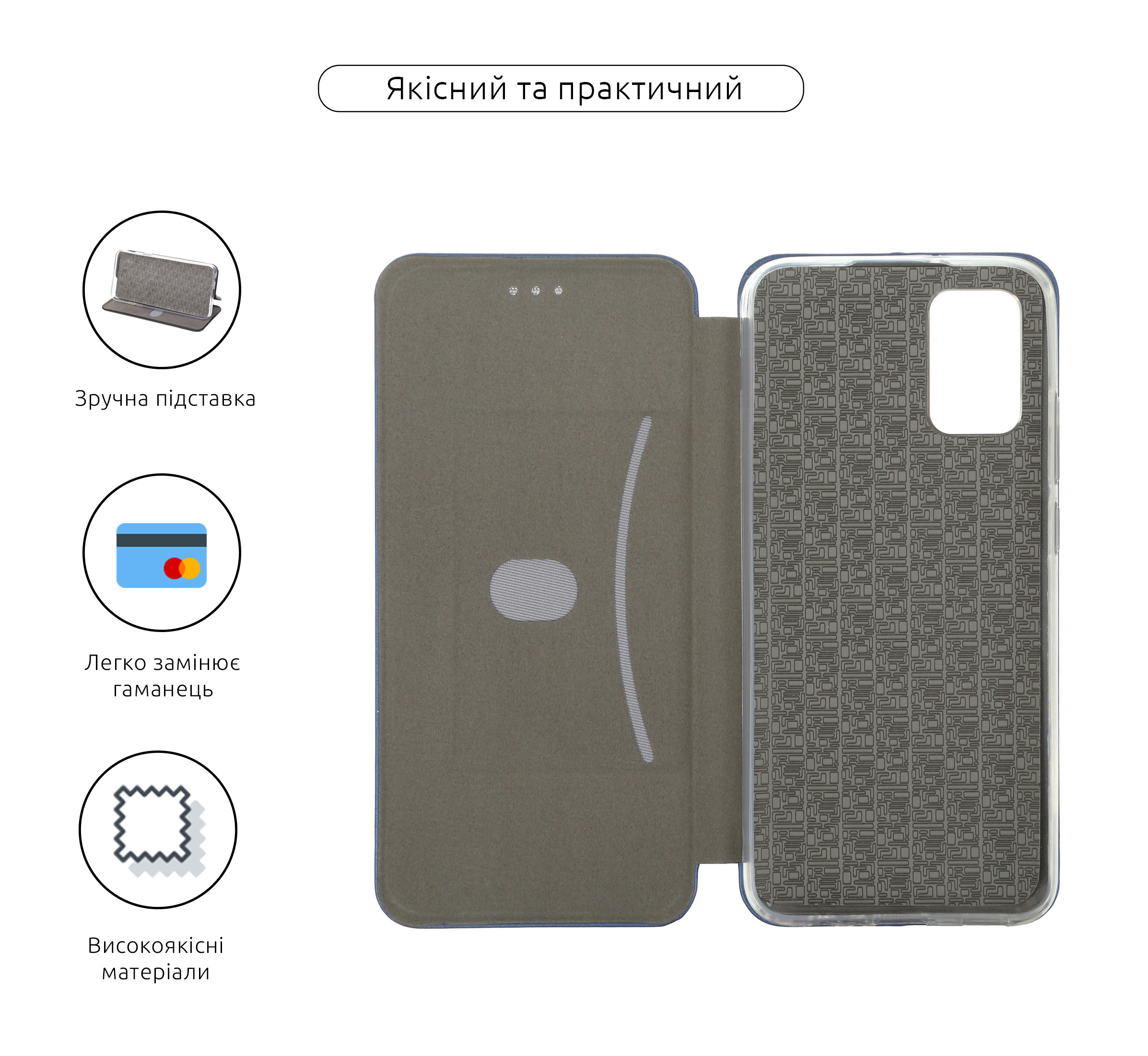 Чехол-книжка ArmorStandart G-Case для Samsung A02s (A025) Blue (ARM58268) фото4