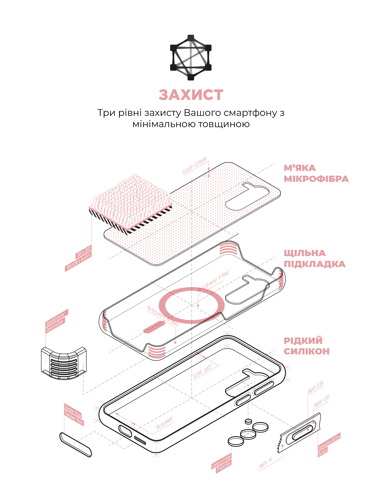Чехол ArmorStandart ICON2 MagCase для Samsung S26 5G Chalk Pink (ARM88796) фото6