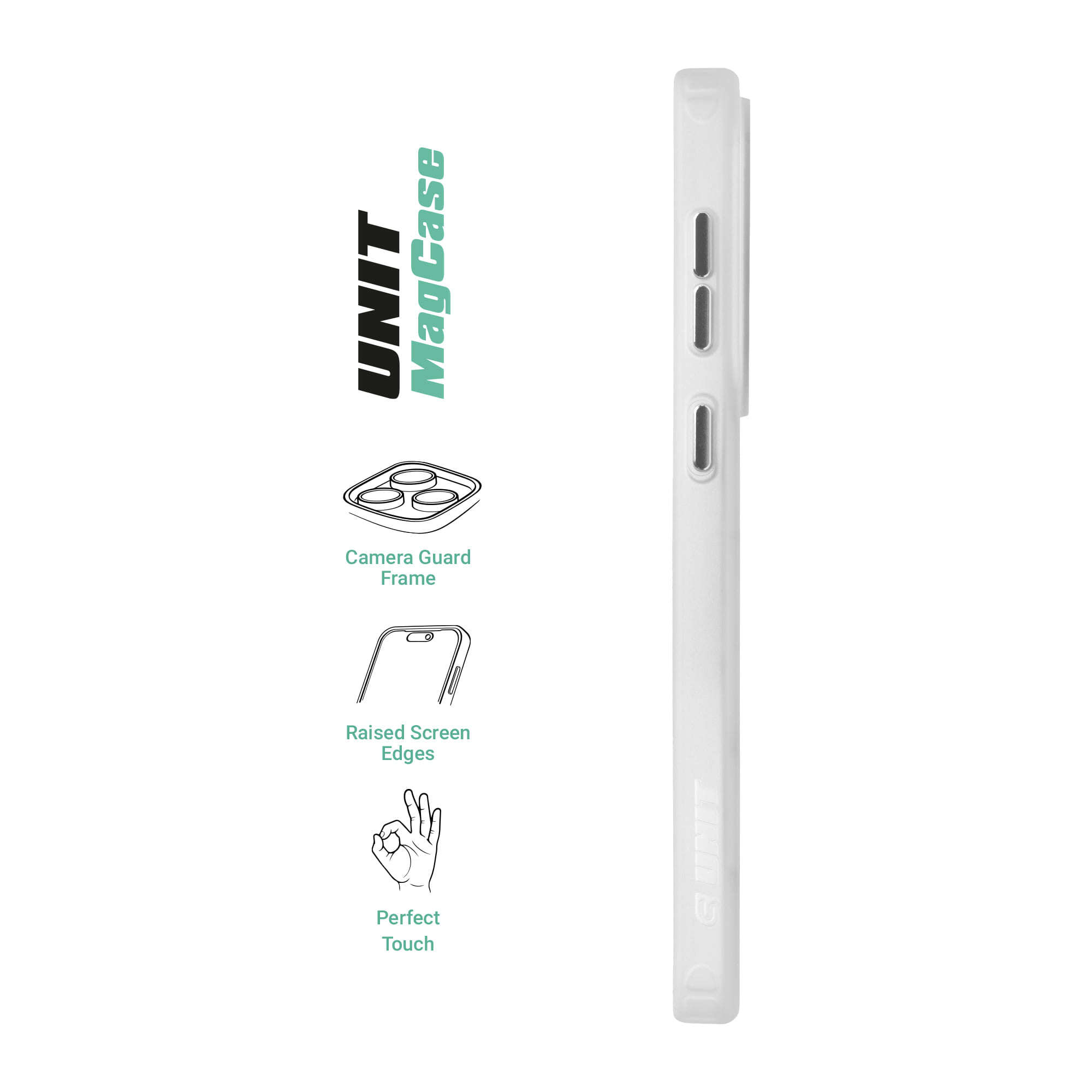 Чехол ArmorStandart Unit MagCase для Samsung S26 5G Matte Clear Silver (ARM88802) фото3