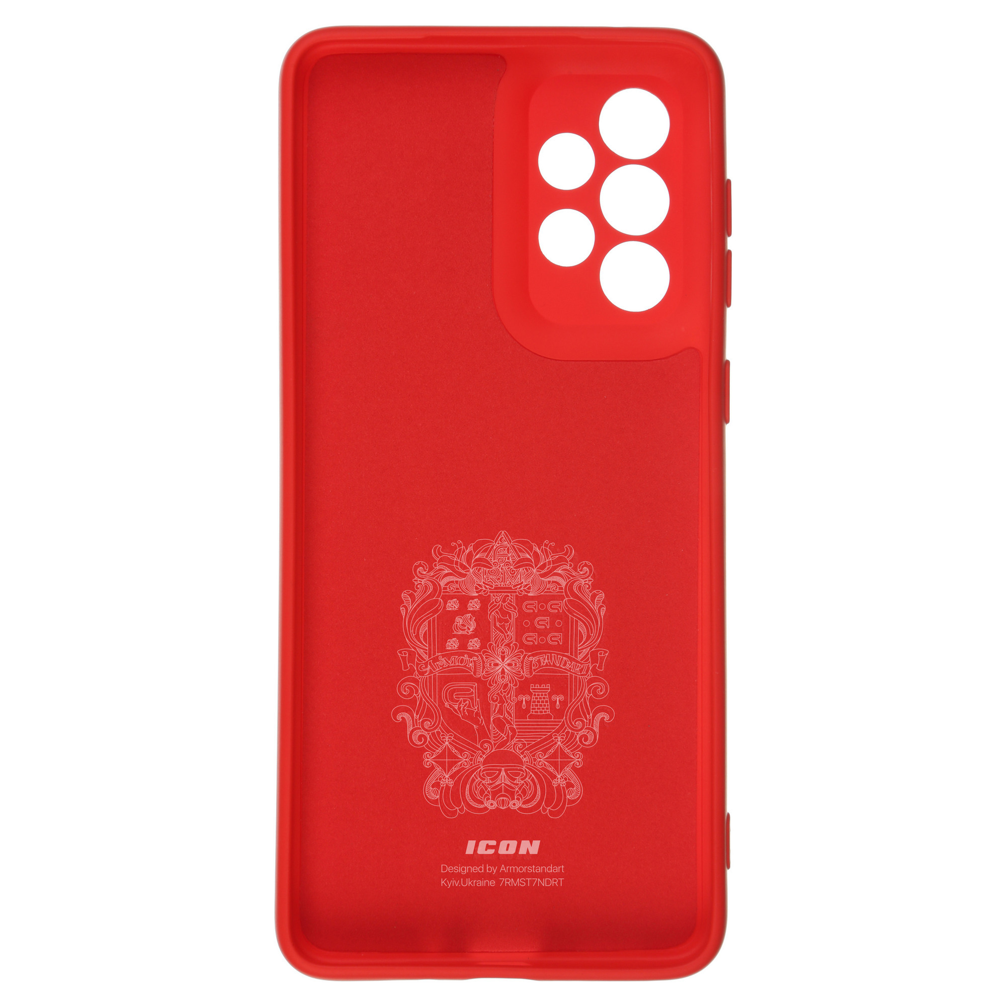 Чехол ArmorStandart ICON для Samsung A33 5G (A336) Camera cover Red (ARM61654) фото2