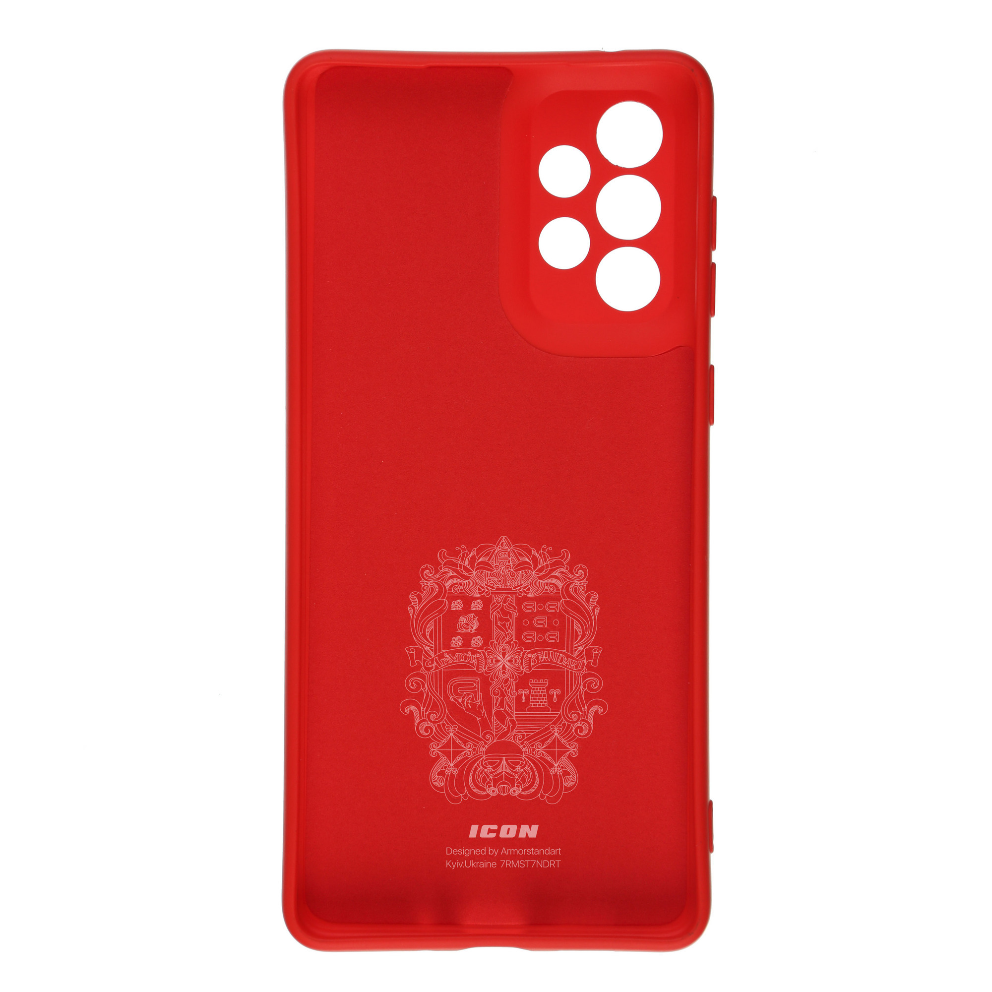 Чехол ArmorStandart ICON для Samsung A73 5G (A736) Camera cover Red (ARM61663) фото2