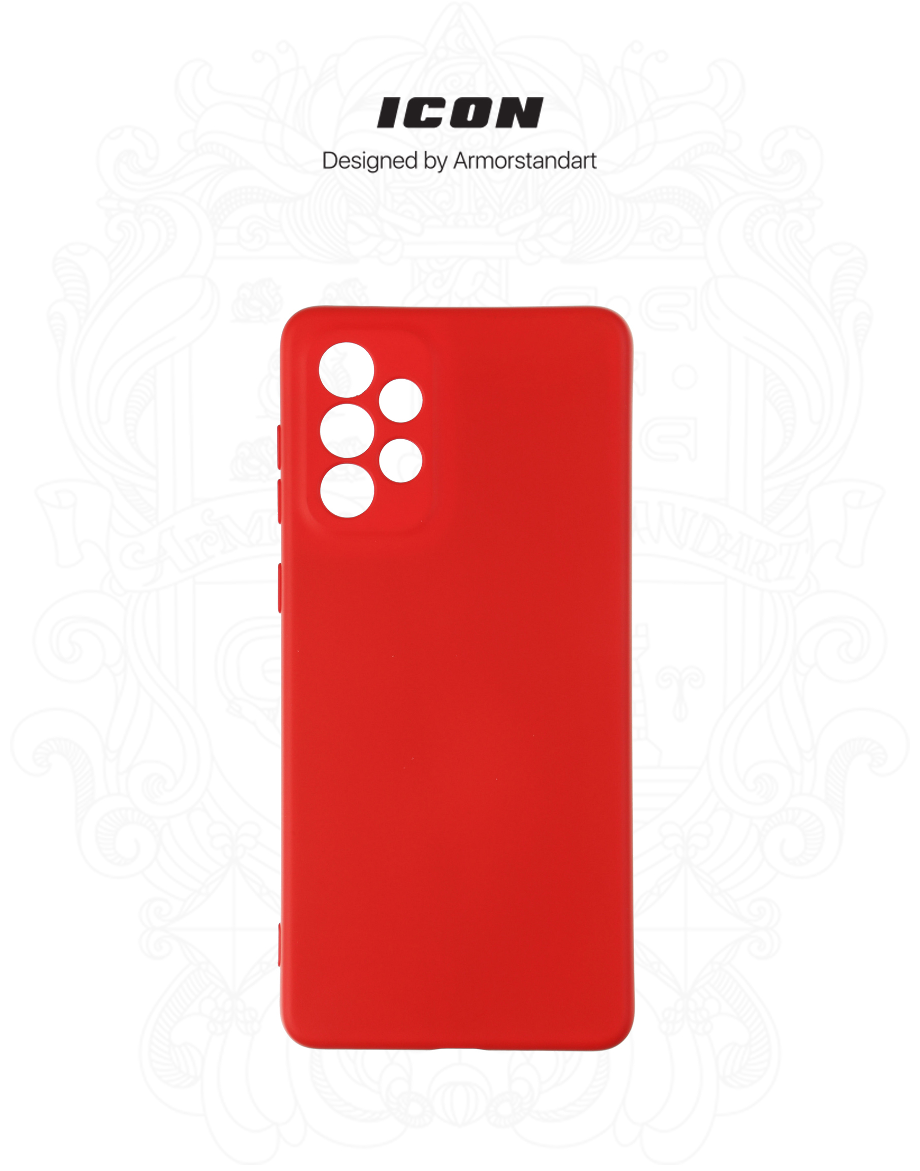 Чехол ArmorStandart ICON для Samsung A73 5G (A736) Camera cover Red (ARM61663) фото3