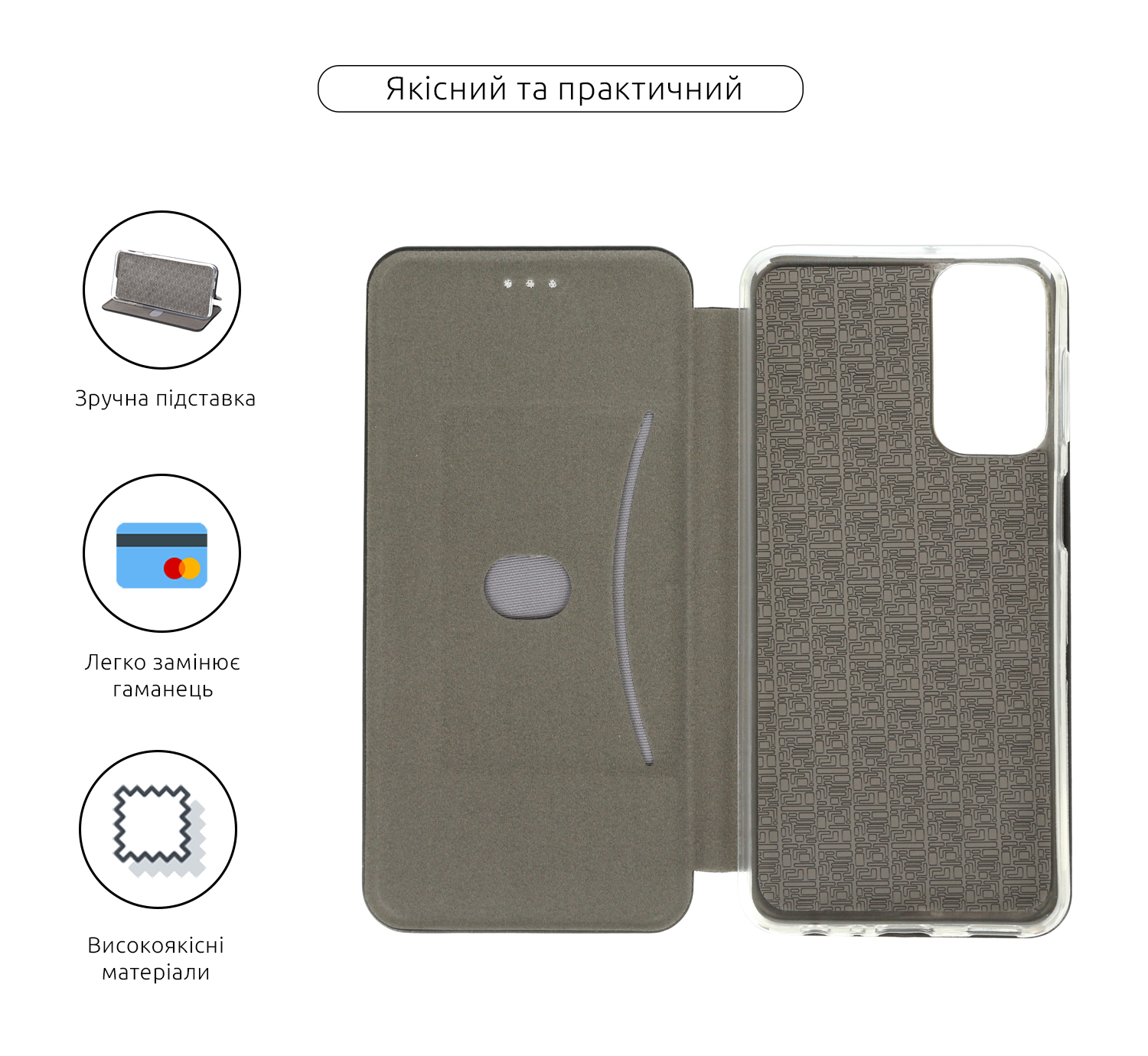 Чехол-книжка ArmorStandart G-Case для Samsung M23 5G Black (ARM61912) фото3
