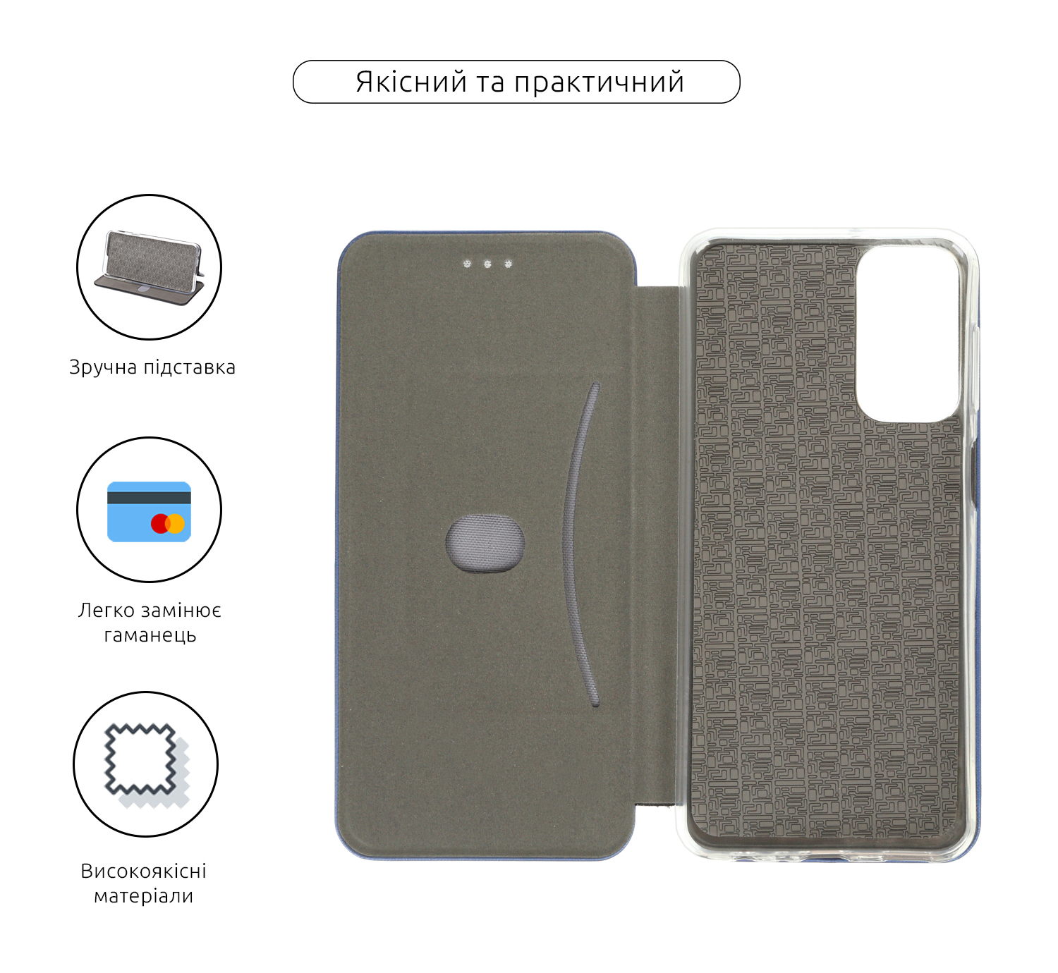 Чехол-книжка ArmorStandart G-Case для Samsung M23 5G Blue (ARM61913) фото3