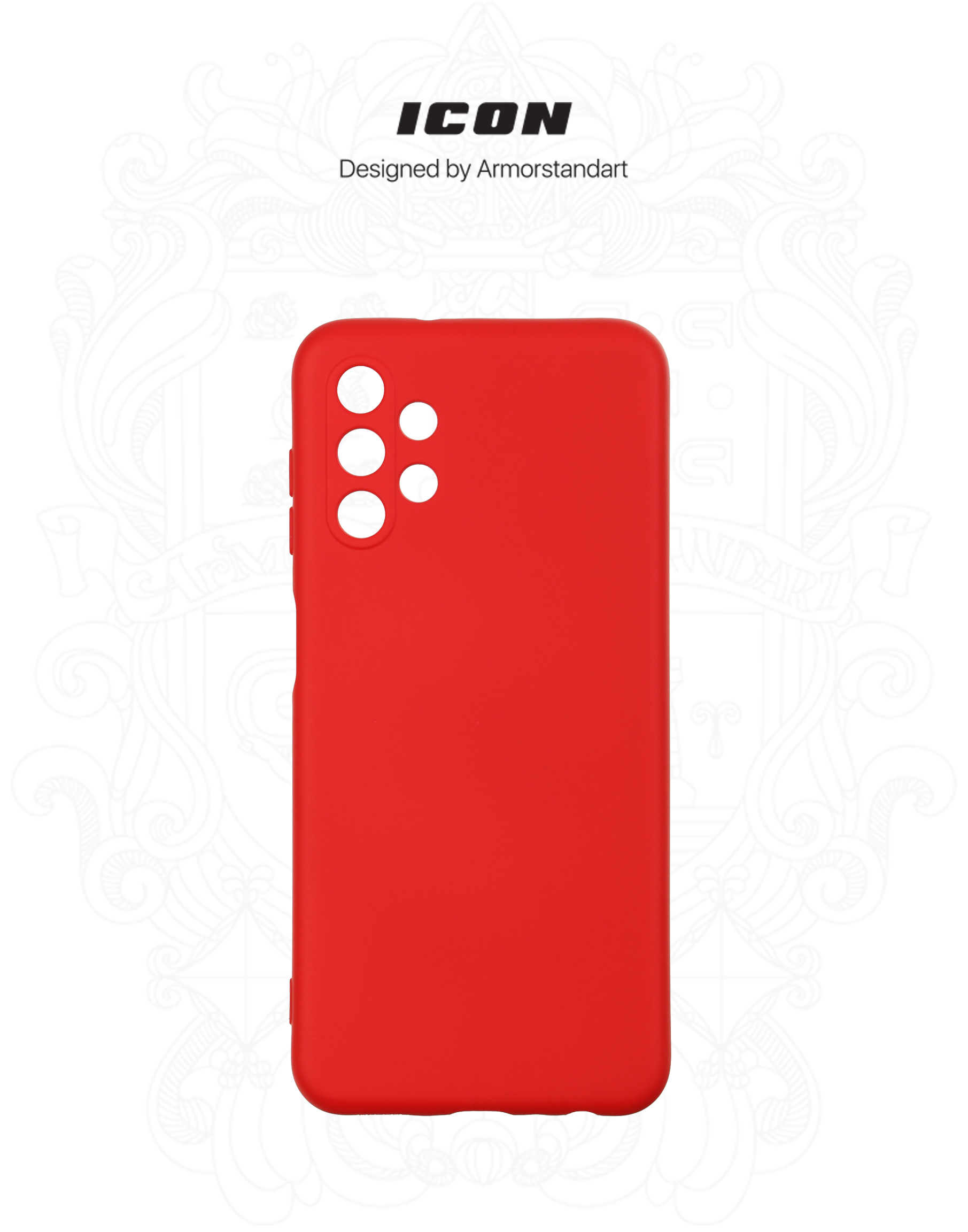 Чехол ArmorStandart ICON для Samsung A13 4G (A135) Camera cover Red (ARM62667) фото3