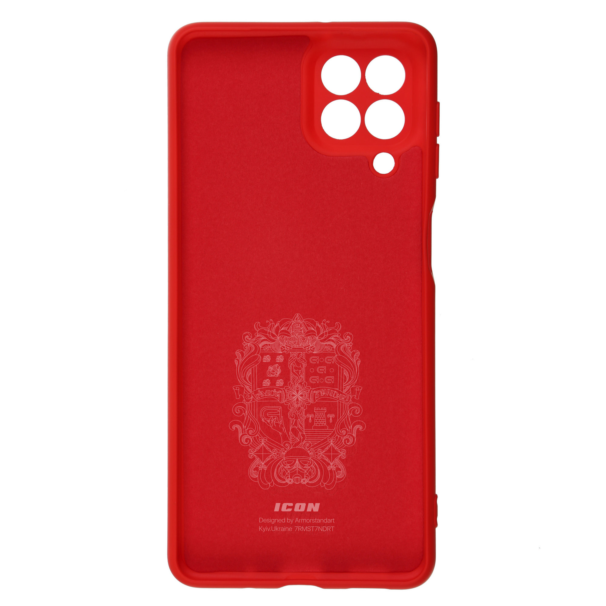 Чехол ArmorStandart ICON для Samsung M53 (M536) Camera cover Red (ARM61806) фото2
