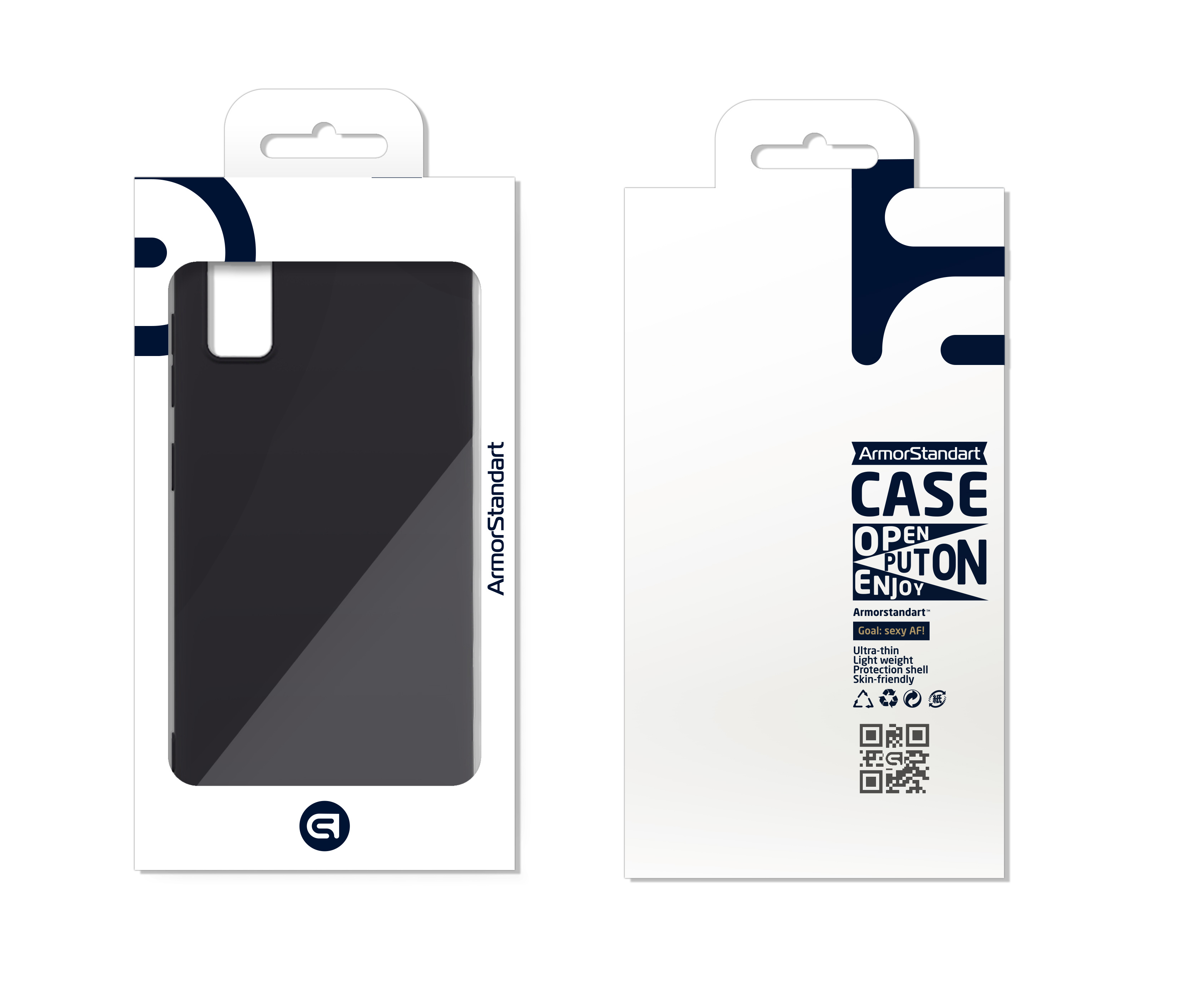 Чехол ArmorStandart Matte Slim Fit для Samsung A41 (A415) Black (ARM56504) фото3