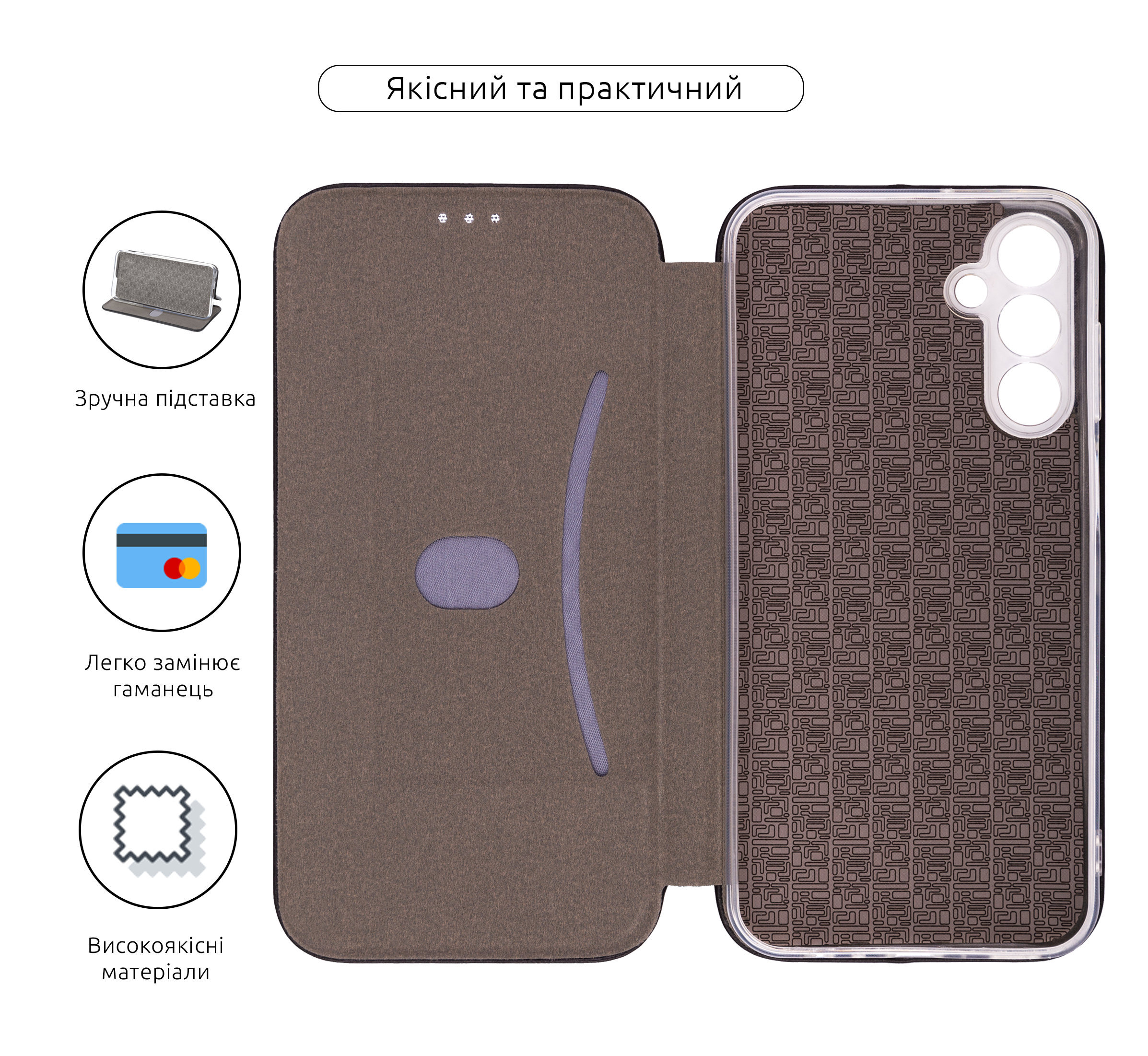 Чехол-книжка ArmorStandart G-Case для Samsung M15 5G (M156) Black (ARM74378) фото3