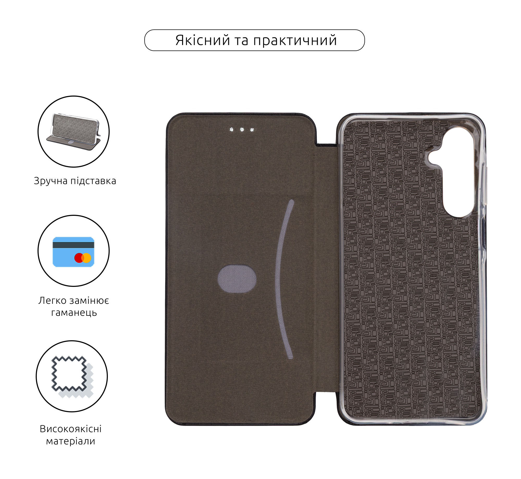 Чехол-книжка ArmorStandart G-Case для Samsung M16 5G Black (ARM83183) фото3