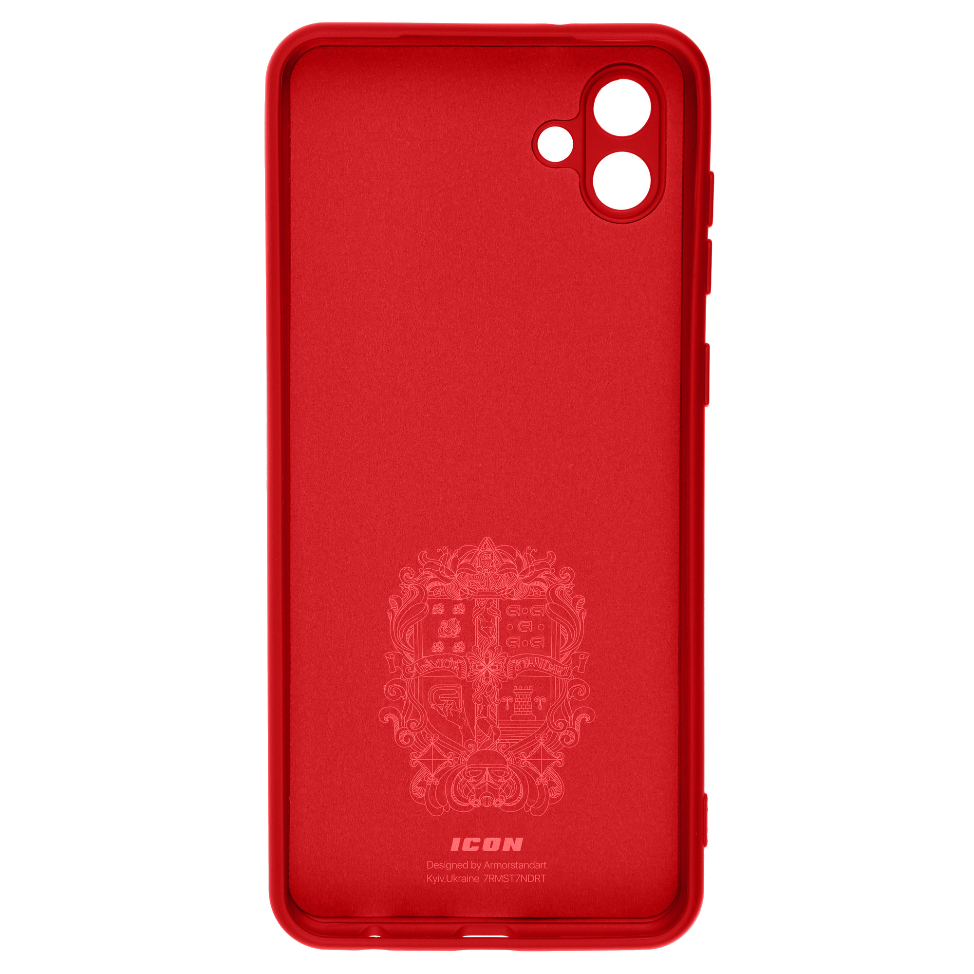 Чехол ArmorStandart ICON для Samsung A04 (A045) Camera cover Red (ARM63907) фото2