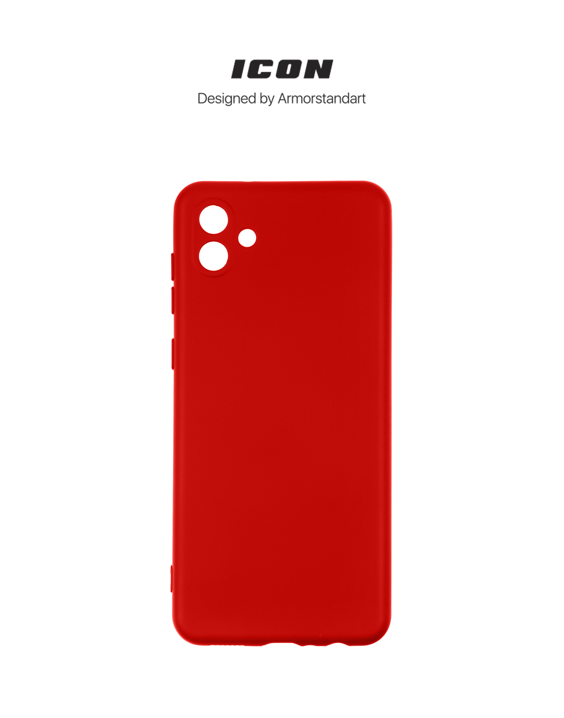 Чехол ArmorStandart ICON для Samsung A04 (A045) Camera cover Red (ARM63907) фото3