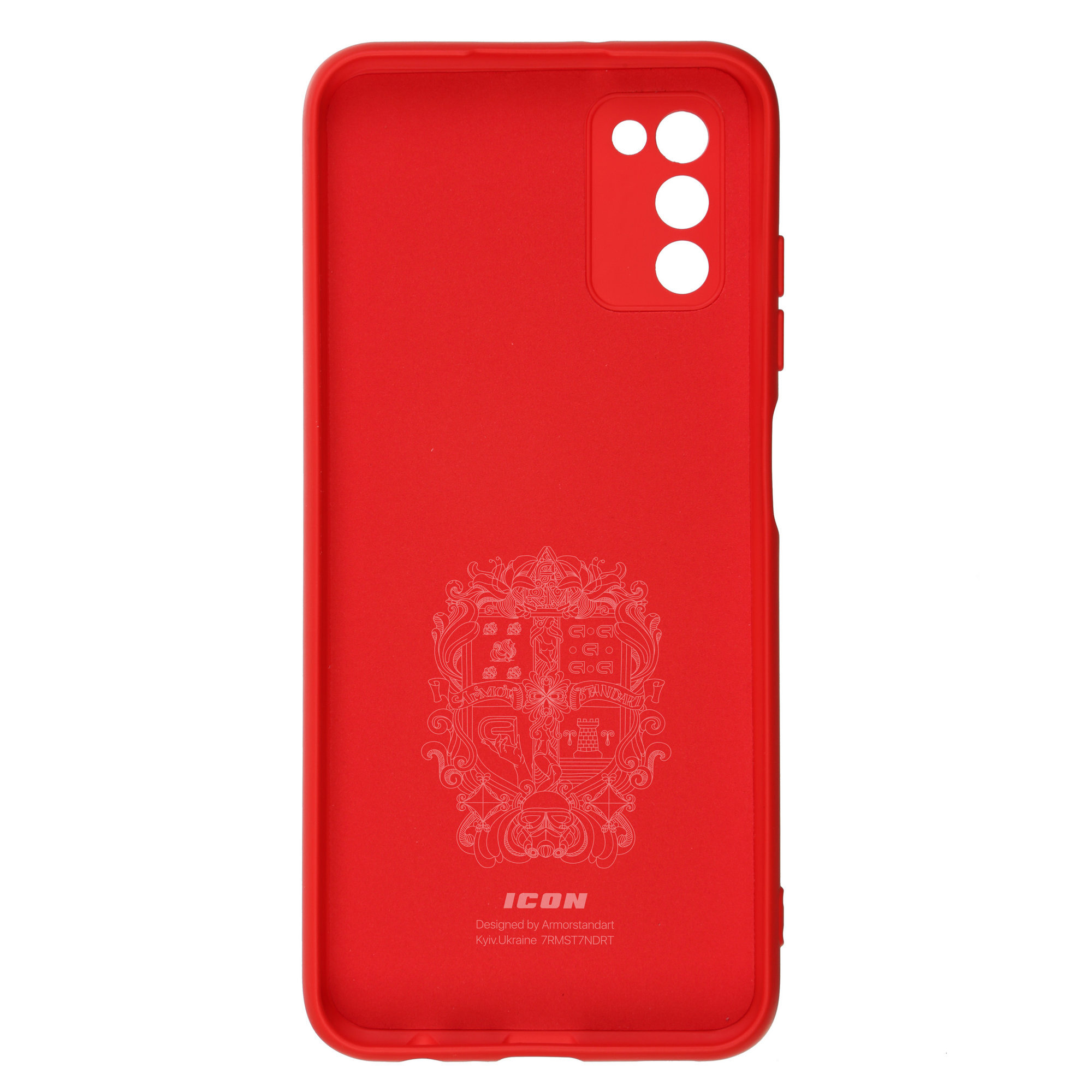 Чехол ArmorStandart ICON для Samsung A03s Camera cover Red (ARM64528) фото2