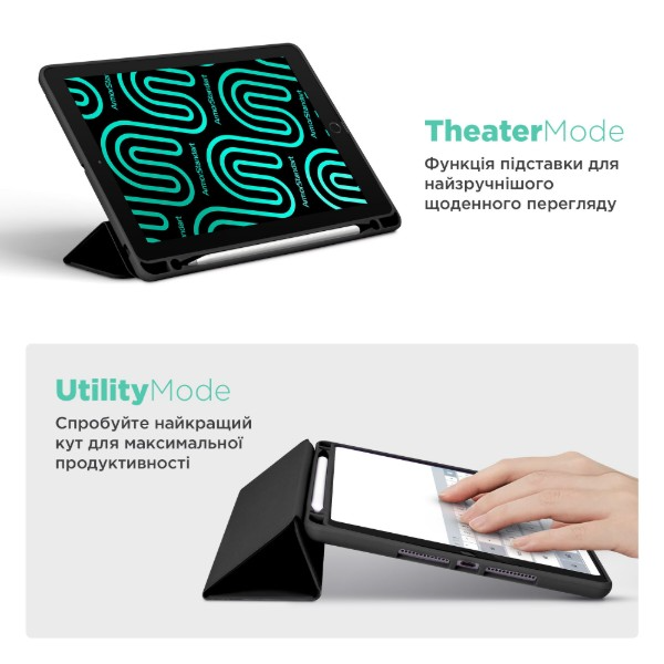 Чехол ArmorStandart Smart Fold Pen для Samsung Galaxy Tab A11 Black (ARM89304) фото4