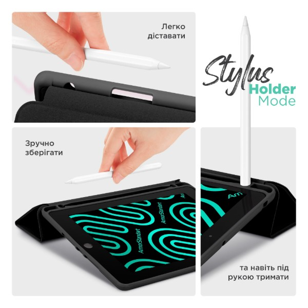 Чехол ArmorStandart Smart Fold Pen для Samsung Galaxy Tab A11 Black (ARM89304) фото5