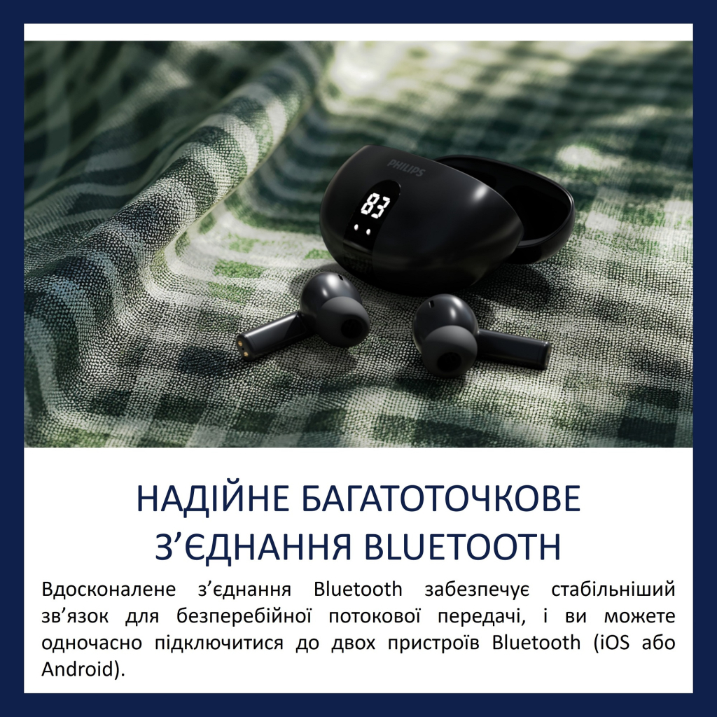 Наушники Philips TAT2520BK Black фото11