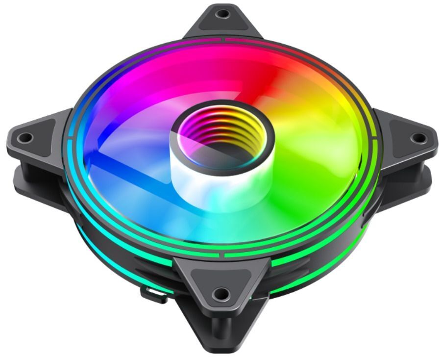 Вентилятор для корпуса 120 мм GAMEMAX Black (FN-12Rainbow-Q-Infinity) фото3