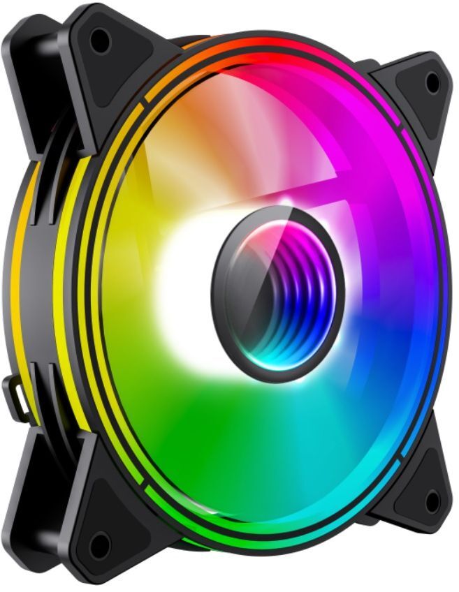 Вентилятор для корпуса 120 мм GAMEMAX Black (FN-12Rainbow-Q-Infinity) фото2