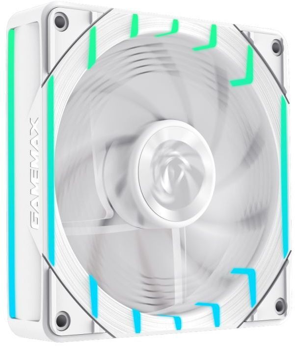 Вентилятор для корпуса 120мм GAMEMAX White (Tornado T12 ARGB-RW) фото2
