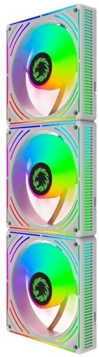 Вентилятор для корпуса 120мм КИТ 3*120мм GAMEMAX White (RA300WH) фото2
