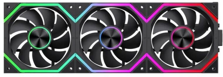 Вентилятор для корпусу KIT 3*120мм GAMEMAX (FN12A-N2 WL) фото